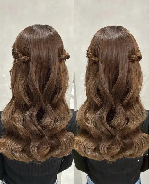 【ハーフツイン限定🎀】ヘアセット ¥4400 ⚠️髪の長さが鎖骨より下の方のみ
