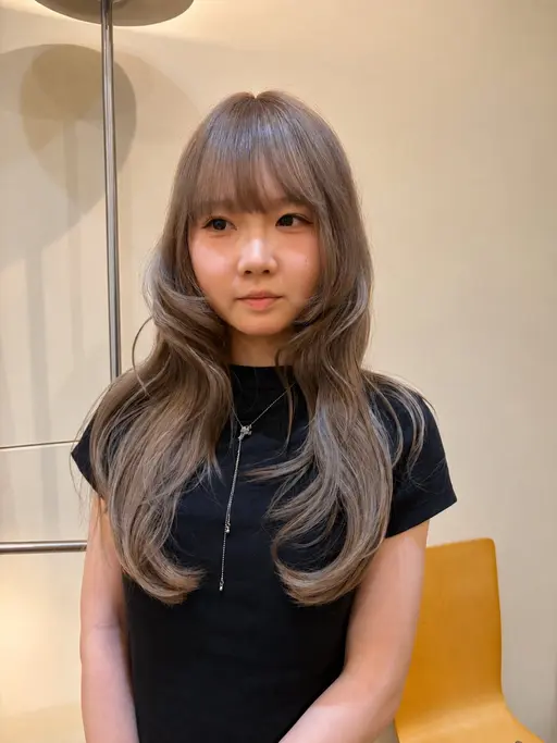 【ケアブリーチ使用✨】透明感ダブルカラー🧝🏻‍♀️🍀＋ 3STEPトリートメント🧴 ⚠︎︎デザインカラー不可
