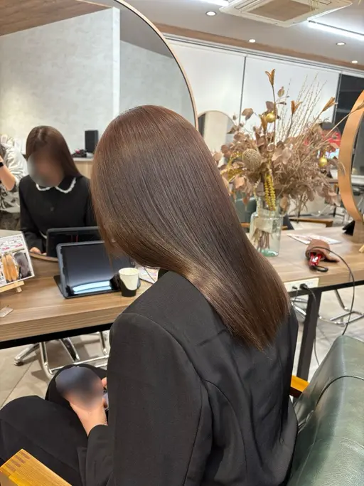🌺夏の垢抜け♡ブリーチ無しWcolor+Aujua 4steptreatment⟡.·