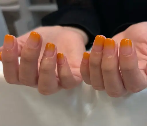 自爪ハンド グラデーションネイル(オフあり)