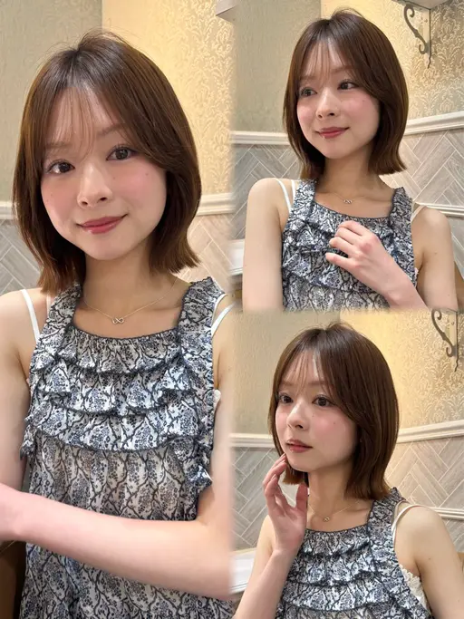 【7.8月ご新規様限定‼️】似合わせカット無料💗➕透明感カラー➕高保湿トリートメント&ナノスチーム付✨️ロング料金無し
