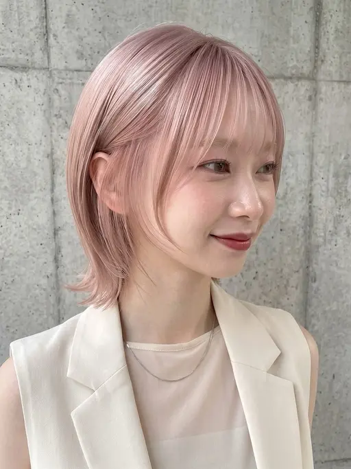 🎀ハイトーン　モニター　新薬剤お試し✨ブリーチでハイトーンカラー🩵 3STEPトリートメント付き