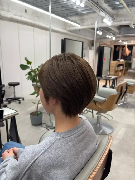 【女性限定】ショートカット+カラー撮影モデル(すぐ予約不可) ※1週間後から可能