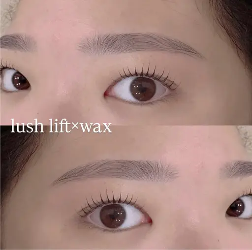 期間限定❣️【お目元セット】まつげパーマ+眉毛WAX/パリジェンヌに変更可◎