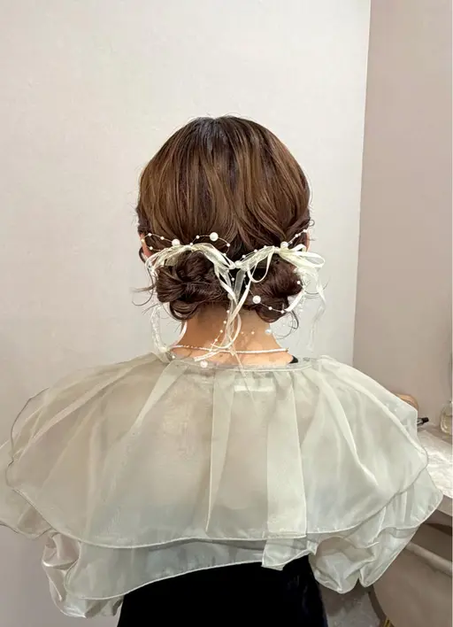 【人気No.1】お呼ばれヘアセット💐🤍ྀི