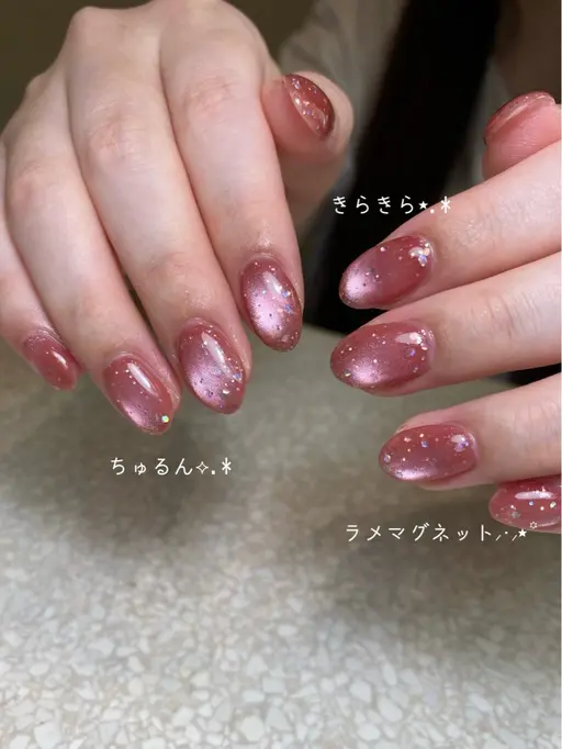 🌷ハンドマグネット【オフなし】ナチュラル系・キラキラ系・シルキー系◎つやつやの仕上がり✨️