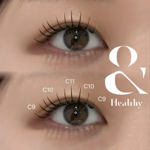 新導入【＆Healthy アンドヘルシー】LEDマツエク×マツパ☆ナチュラルコース80本#パリエク#エクパーマ#リフエク