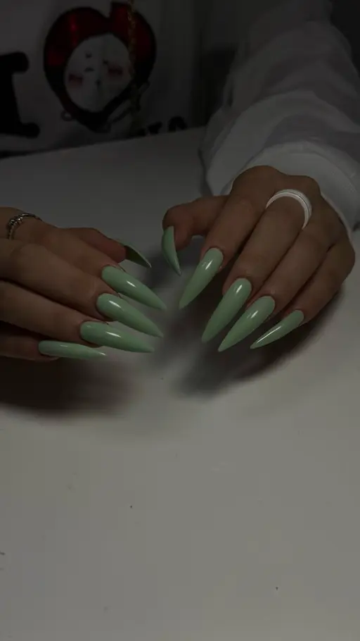 【Rinta限定】超ロングネイル最大6cm💅🏻長さだし10本ワンカラー