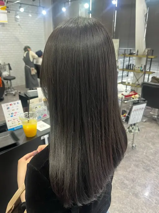 【広告用】手触りサラサラ　髪質改善ストレート　OR　トリートメント