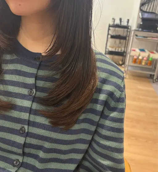 【ロングの方限定】layer cut + color +髪質改善treatment🌟