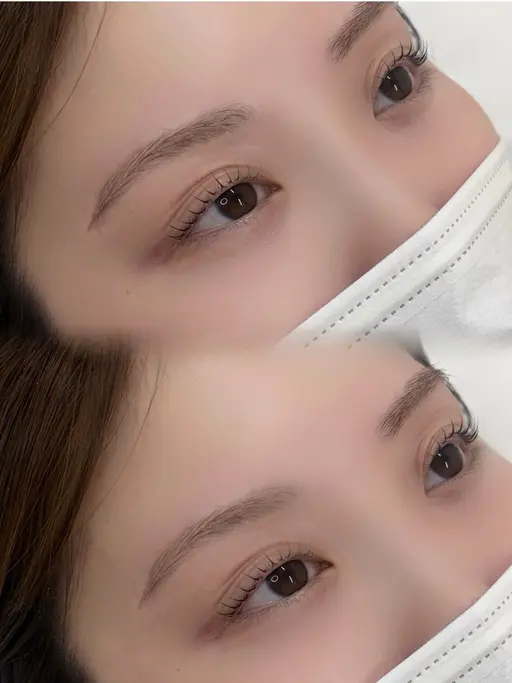 学割U24🎓 《setでかわいく♡》 眉毛アイブロウデザインWAX＋選べるまつ毛パーマ🫧¥9900