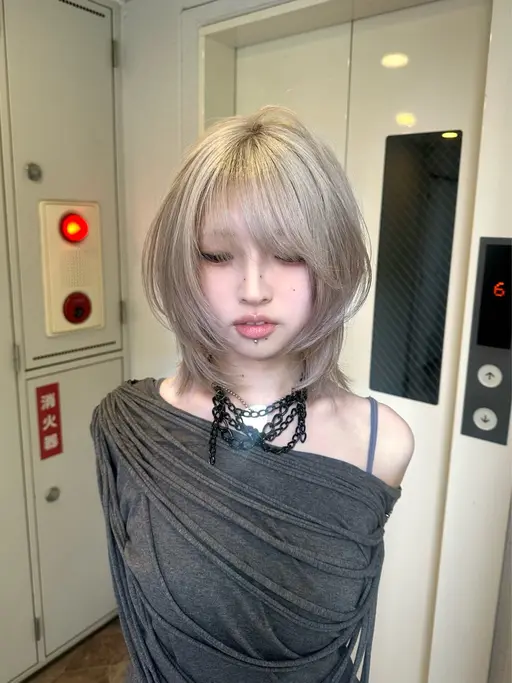 【🪸オススメ🪸】【U24 学生限定】🪐カット+ハイブリーチリタッチ(2センチまで)+カラー🪐