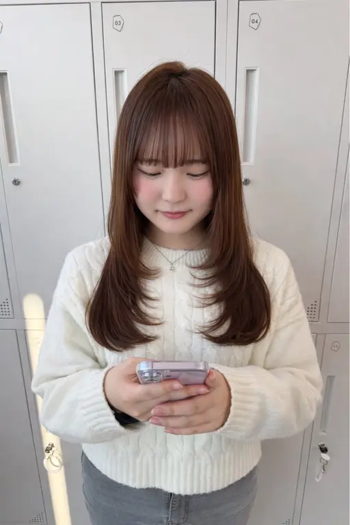 【ミニモ限定価格】カット+カラー+Aujuaトリートメント /阪急淡路/髪質改善/minimo/ヘアカラー