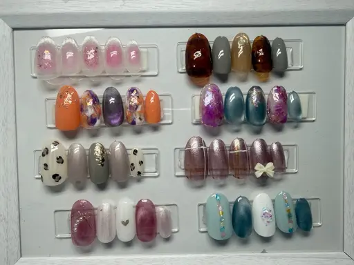 1番人気メニュー✨️【ハンド・当店オフ】8種から選べる月の定額デザイン💅🏻(ジェルオフ・ドライケア込)