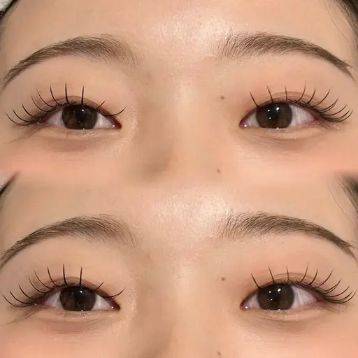 マツエク80本 オフなし 付け足しなし