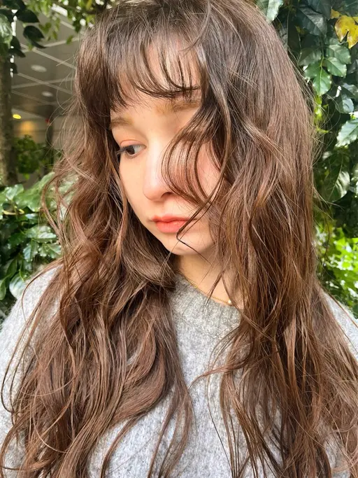 🤍🌷おすすめ🌷🤍似合わせカット＋ニュアンスパーマ＋内部ケアトリートメント🪄(韓国/吉祥寺)