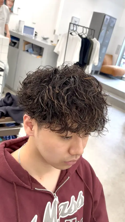 🔥初回クーポン🔥mens 迷ったらとりあえずこれ!カット+パーマ相談クーポン メンズ限定🎉
