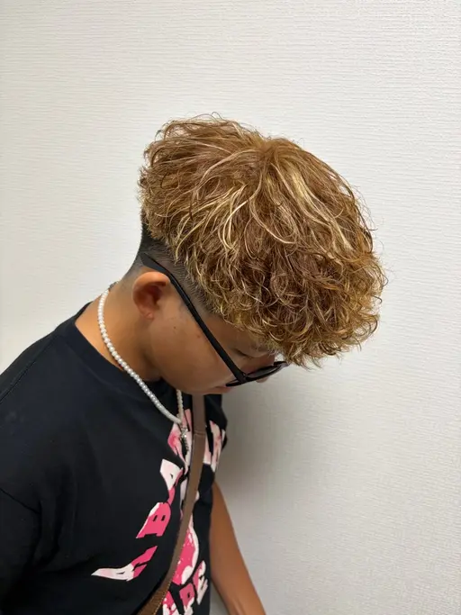 大人気海外風!!【🇪🇸茶金メッシュスペインカール🇪🇸】