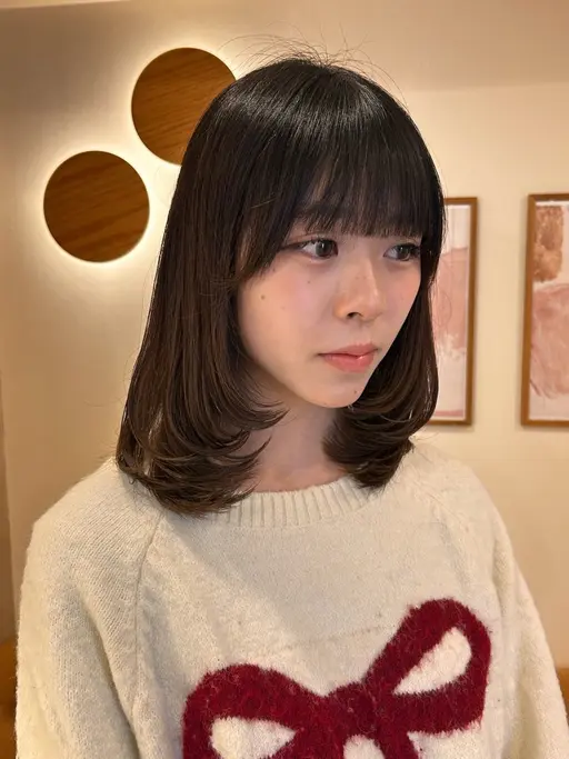 【10月9日19:30 1名限定✨】 ミディアムカットモデル✂︎ 3センチ以上カット+Aujuaクイックトリートメント✨
