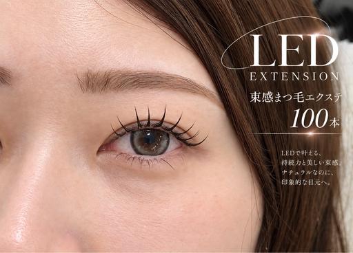 🉐10/31​〜​11/10早割先着1名様限定♡ 【ナチュラル派に人気】LEDフラットラッシュ100本