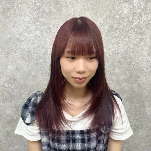 ✨【10代20代人気No.1】似合わせ前髪カット＋透明感ワンカラー＋トリートメント付き💎［名駅]