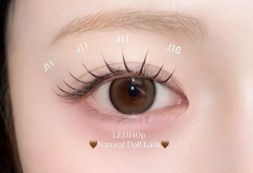 🩷人気NO.1🩷【当日限定クーポン🎟️】LED×フラットラッシュ🔦140本🫧(韓国束感🇰🇷❤︎)担当:稲盛
