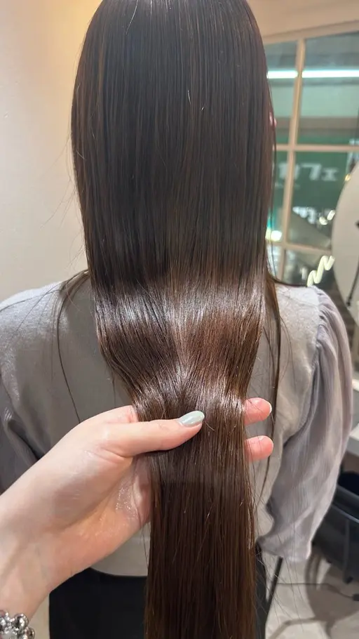 《土日》髪質改善ストレート✨