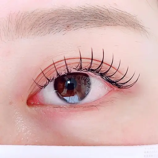 《新規》フラットラッシュ100本まで🍒(オフ無料・束感コーティング付き🫧)