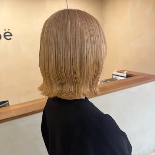 【つむぎ新規指名限定】ブリーチ無しWカラー+似合わせカットスタートチケット