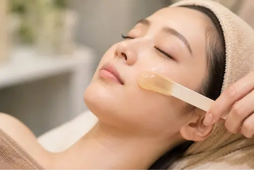 【練習モデル】フェイシャルワックス🫧¥7500→2000産毛・角質をすっきり除去して、つるんと透明感のある肌へ