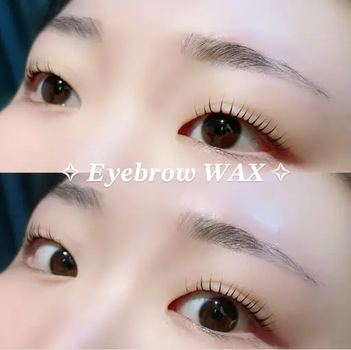 ♡⃛当店初めてご来店の方♡⃛アイブロWAX脱毛 (🙆♀️WAXシート脱毛、毛抜き、カット)(❌間引き、メイク仕上げ)