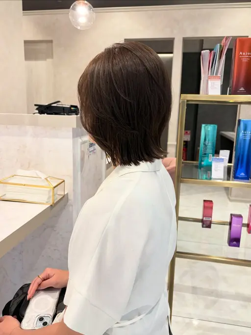 【カット+カラー】Aujuaシャンプートリートメント付き