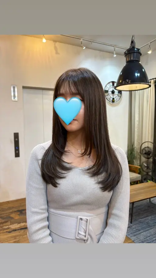 ふんわりロングレイヤーカット＋Aujuaシャンプー🐇ྀི 3cm以上カット(前髪あり、鎖骨より長さがある方限定)🫧