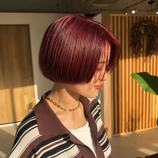 カット&1ケアブリーチ&オンカラー 鎖骨下10センチ以上は+¥1000