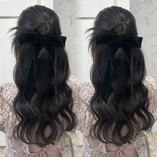 ヘアセット💙🎶
