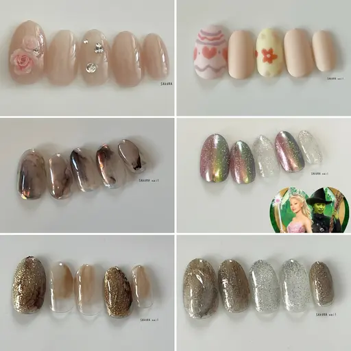 オフなしハンド定額ネイル