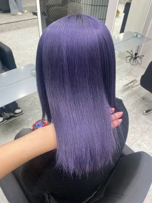 【ラベンダー系🪻💜】ブリーチ➕トリートメント