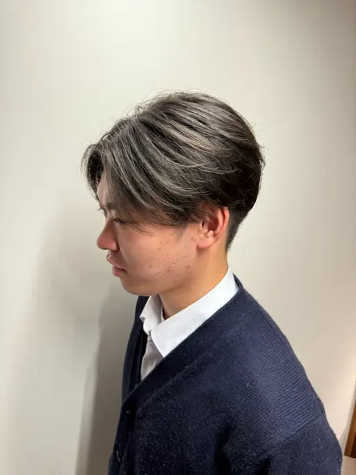 「メンズ限定」センターパートカット