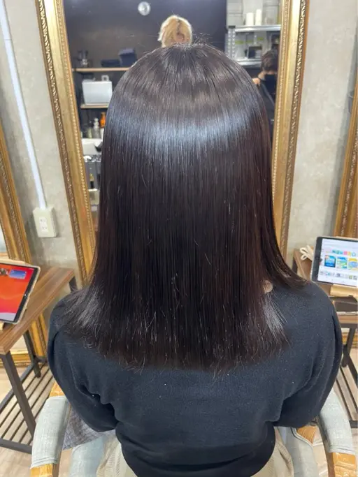 《女性限定》カット+サラ艶縮毛矯正