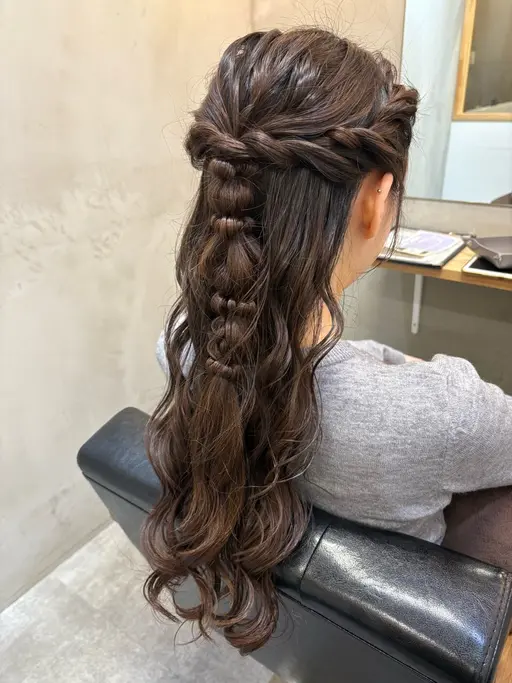 🌸結婚式お呼ばれヘアセット🌸