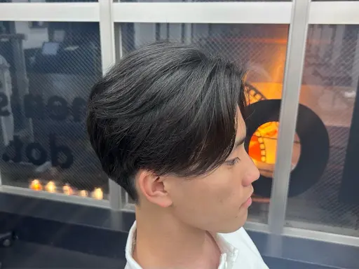 【🚨営業後限定価格🚨】骨格矯正メンズカット+曲がる縮毛矯正+トリートメント(平日メニュー)