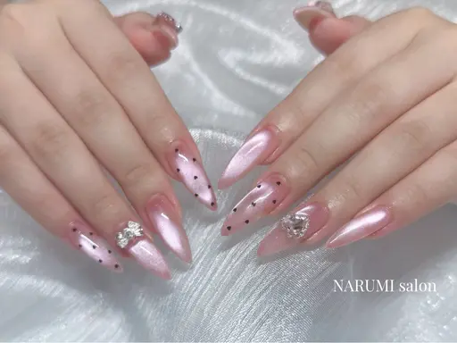 《長さだし》アート.ストーンパーツつけ放題🤍✨💫(オフなし)