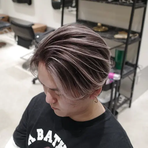 【メンズバレイヤージュ💆🏻】　¥27500→¥12100 メンズカット＋ブリーチ1回＋カラー（バレイヤージュ）