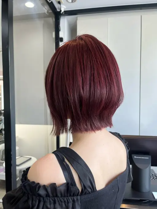 🩵ワンカラー 🩵+ (✂️前髪カット無料)+ナノスチームトリートメント付き🎀🪄🩶