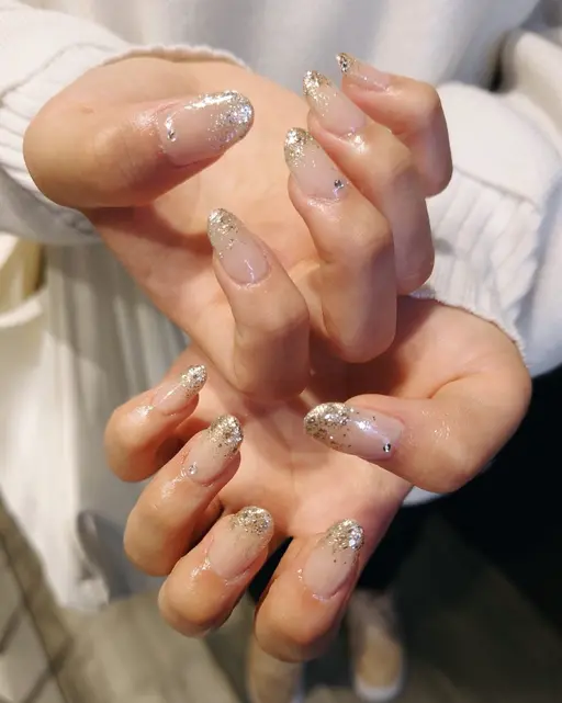 ♥ラメグラデーションネイル♥　 4400円