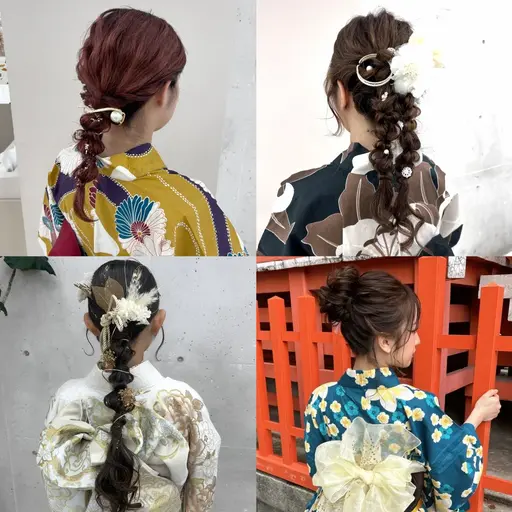 🎆夏限定🎆浴衣着付け＋ヘアセット🎐