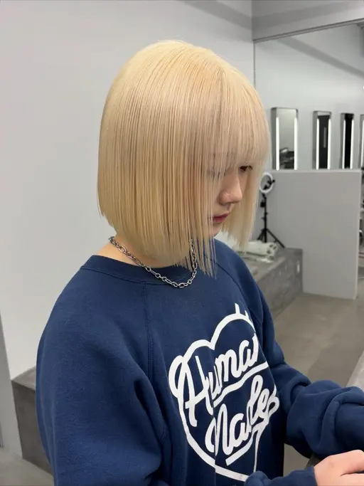 【ハイトーンブリーチ+似合わせカット︎💕︎︎】