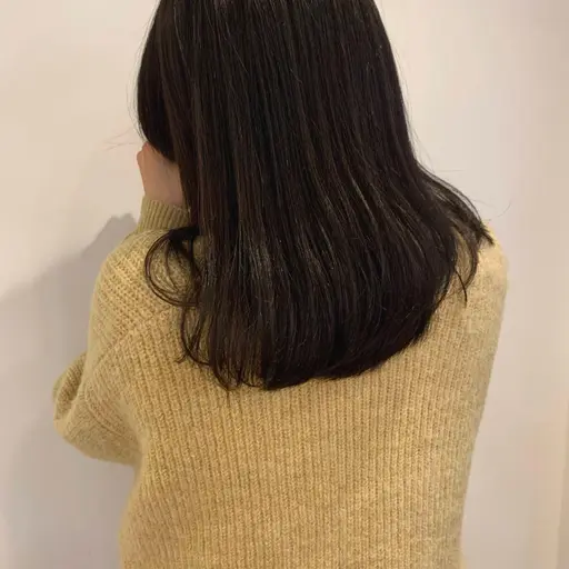 【 保湿ヘアパック付き🧴 】カット+カラー+aujua hairpack