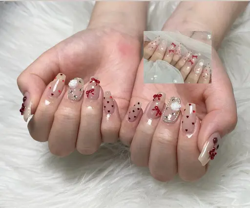 【8月限定価格】120分持ち込みデザイン♡パーツ付け放題👸👑*゚