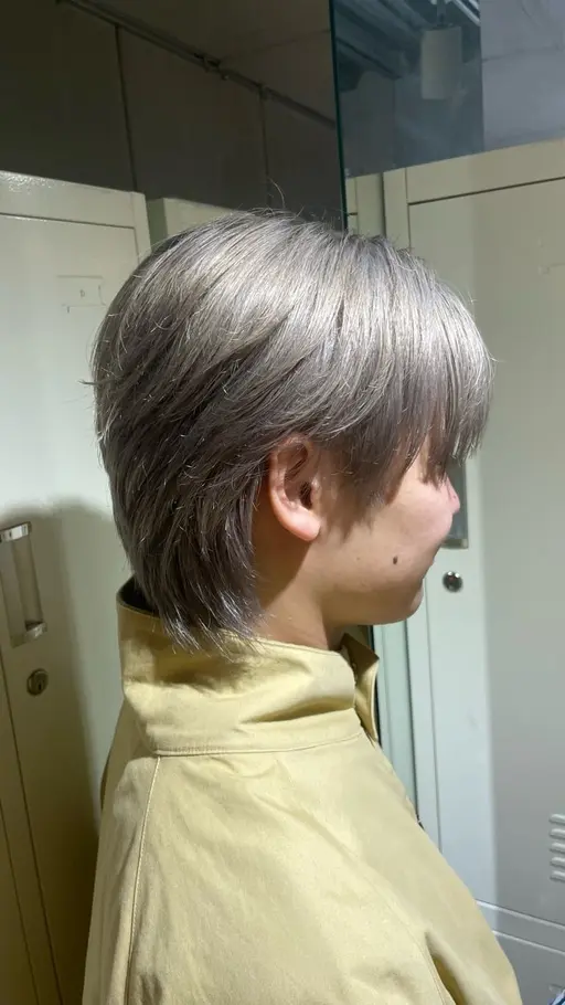 【急募❗️メンズ​〜​ボブの方⭐️】ブリーチオンカラー👱